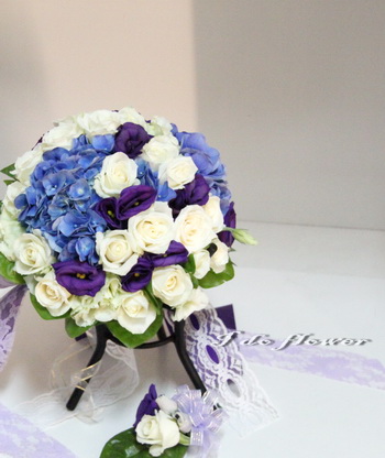 紫色花漾-婚禮 玫瑰1