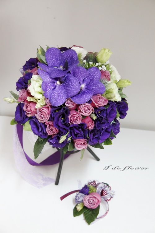 紫色花漾-婚禮 玫瑰3